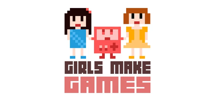 Girls Make Games logo